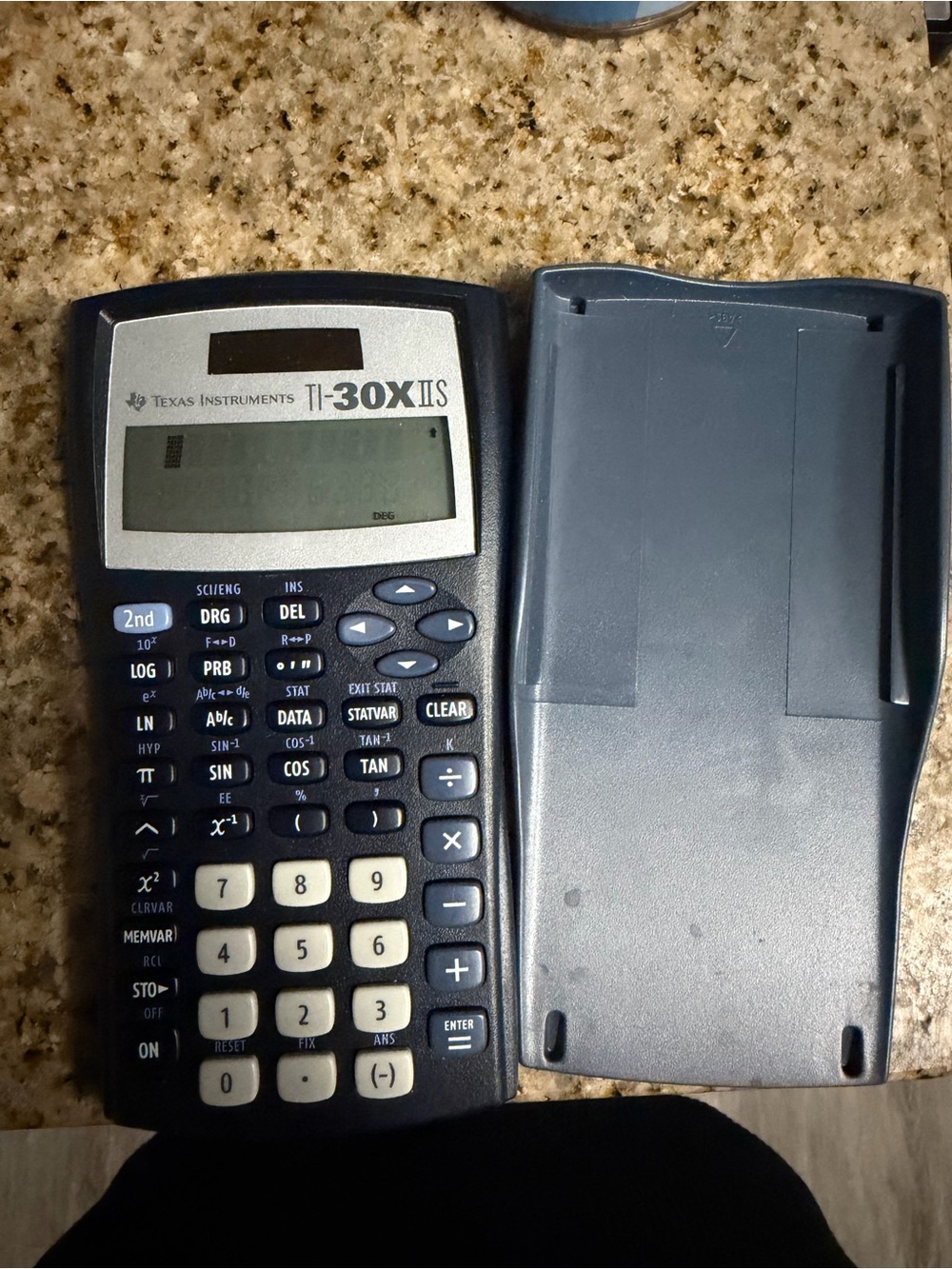 Texas Instruments TI-30X IIS Scientific Calculator - Dark Blue and Light Gray